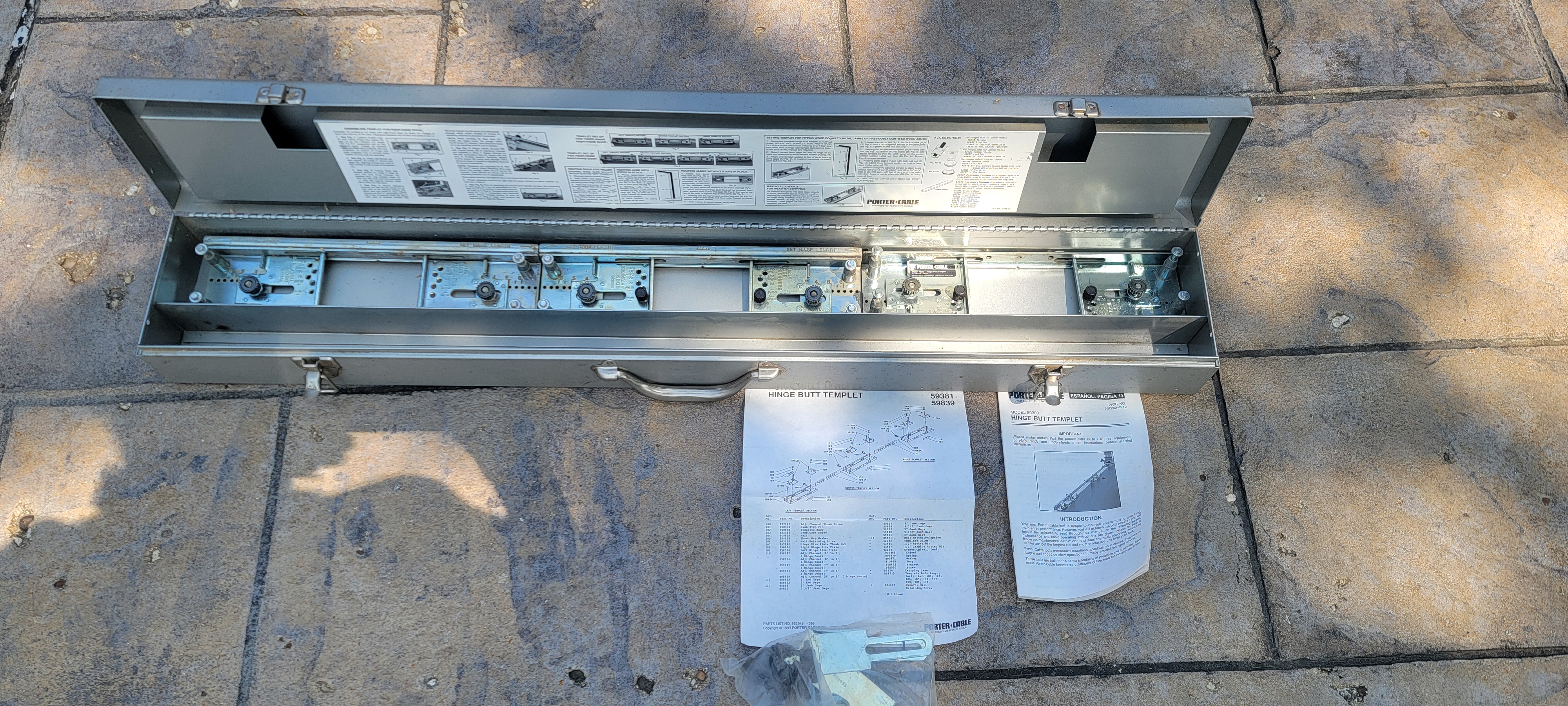 door hinge set